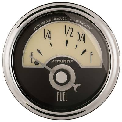 AutoMeter GAUGE, FUEL LEVEL, 2 1/16" , 73OE TO 10OF, ELEC, CRUISER AD 1105