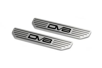 DV8 Offroad Front Sill Plates with DV8 Logo D-JL-180014-SIL2