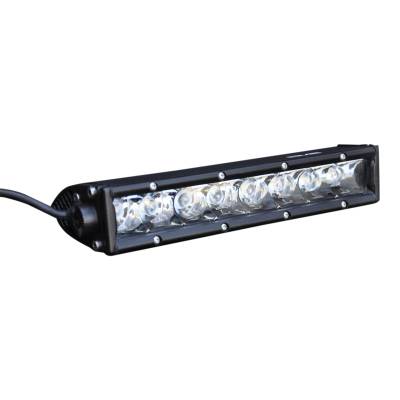 Light Bars & Accessories - Light Bars - DV8 Offroad - DV8 Offroad 10 in. Single Row LED Light Bar; Chrome Face BS10E50W5W