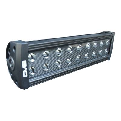 Light Bars & Accessories - Light Bars - DV8 Offroad - DV8 Offroad 12 in. Dual Row LED Light Bar; Black Face BR12E72W3W