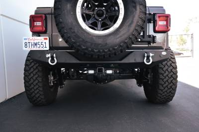 Towing & Recovery - Trailer Hitches - DV8 Offroad - DV8 Offroad AHJP-02 07-22 JEEP WRANGLER JK/JL BOLT ON HITCH WITH CUBE LIGHTS AHJP-01