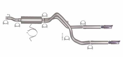 Gibson Performance Exhaust Dual Split Exhaust System 66549
