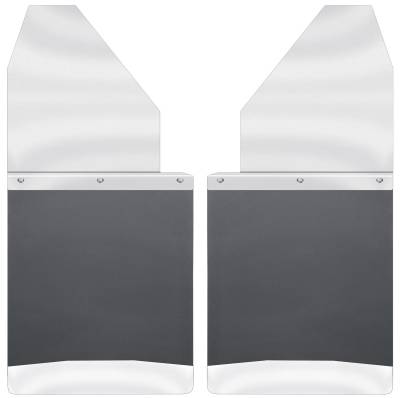 Husky Liners - Husky Liners Kick Back Mud Flaps 14" Wide - Stainless Steel Top and Weight 17113 - Image 2