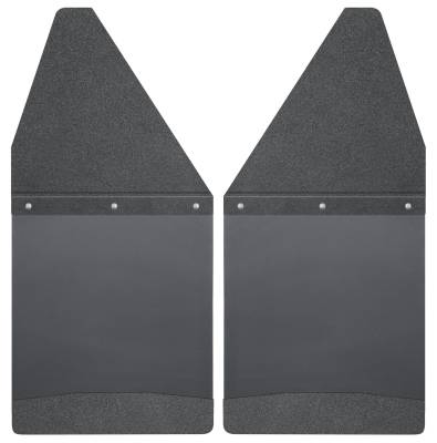 Husky Liners - Husky Liners Kick Back Mud Flaps 12" Wide - Black Top and Black Weight 17101 - Image 2