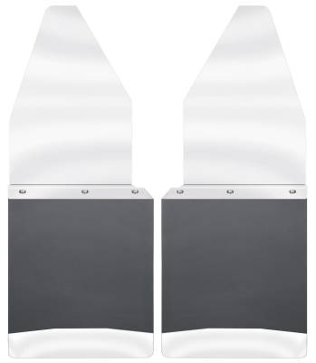 Husky Liners - Husky Liners Kick Back Mud Flaps 12" Wide - Stainless Steel Top and Weight 17099 - Image 2