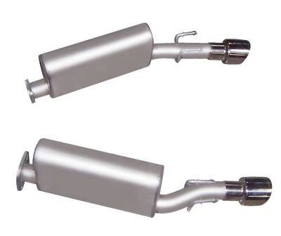Exhaust - Exhaust Systems - Gibson Performance Exhaust - Gibson Performance Exhaust Dual Exhaust System 618000