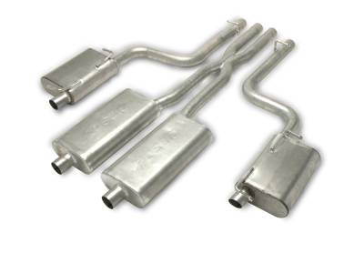Exhaust - Exhaust Systems - Gibson Performance Exhaust - Gibson Performance Exhaust Dual Exhaust System 617008