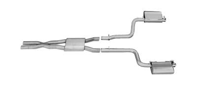 Gibson Performance Exhaust - Gibson Performance Exhaust Dual Exhaust System 617007
