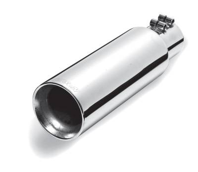 Exhaust - Exhaust Tips - Gibson Performance Exhaust - Gibson Performance Exhaust Stainless Steel Tip>Double Walled Straight Tip 500546