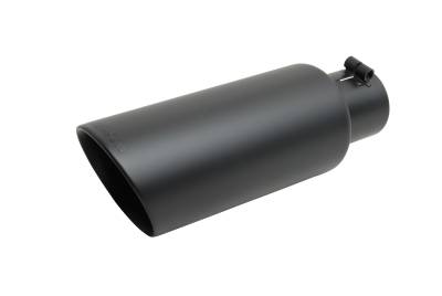 Exhaust - Exhaust Tips - Gibson Performance Exhaust - Gibson Performance Exhaust Stainless Steel Tip>Double Walled Angle Tip 500433-B