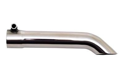 Gibson Performance Exhaust Stainless Steel Tip>Turndown Tip 500415