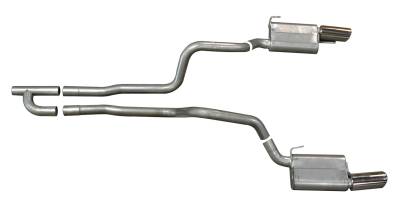 Exhaust - Exhaust Systems - Gibson Performance Exhaust - Gibson Performance Exhaust Dual Exhaust System 319005