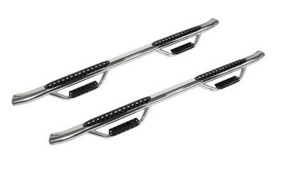 Go Rhino - Go Rhino Dominator D4 Cab-Length Side Steps with Mounting Brackets Kit D44099PS - Image 2