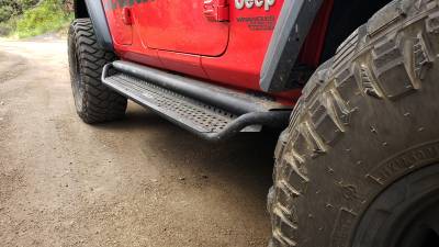 Go Rhino Dominator Xtreme D1 Side Steps - 87" long - BOARDS ONLY D10087T