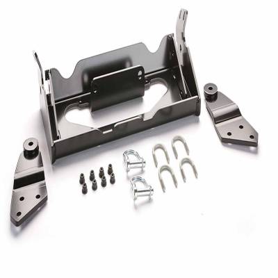 Products - Snow Plows & Parts - Warn - Warn Front Kit Black Includes Mounting Bracket and Hardware 90855