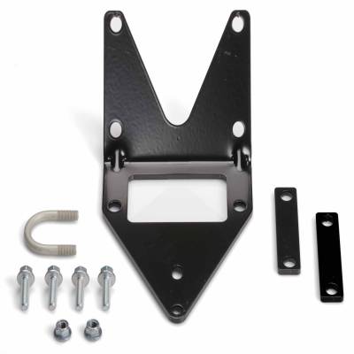 Warn For 4000 to 4500 Pound Winches; Fixed Mount; Powder Coated; Black 90850