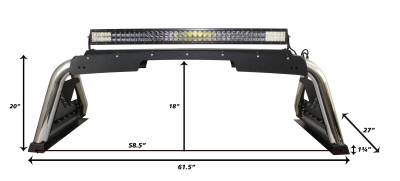 Go Rhino - Go Rhino Sport Bar 2.0 for Mid-Sized Trucks  915000T - Image 9