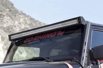 Go Rhino - Go Rhino WLF Windshield Light Frame for Jeep JK - Fits 50" Light Bar  731500T - Image 2