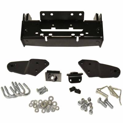 Products - Snow Plows & Parts - Warn - Warn Front Kit Black Includes Mounting Bracket and Hardware 84354