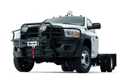 Warn - Warn Without Insert Bars; Powder Coated; Black; Grille Guard Required 82695 - Image 4