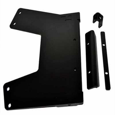 Warn - Warn Center Kit Black Includes Mounting Bracket and Hardware 80260 - Image 2