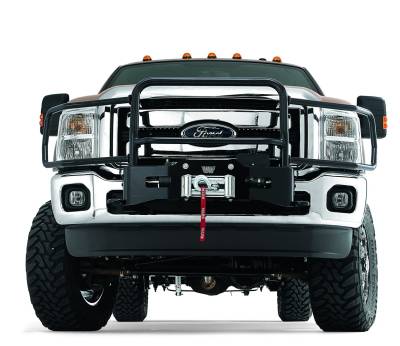 Warn - Warn Generation II Trans4mer Grille Guard Mounts 4 Lights Black 80143 - Image 2