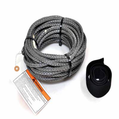 Winches - Winch Cables & Cable Accessories - Warn - Warn For Warn DC1000 Industrial Hoist; 7/32 Inch Diameter x 55 Foot Length; Synthetic 78388