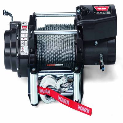 Warn - Warn 12 Volt 16500 LB Pull Line Cap 90 Ft Wire Rope Roller Fairlead Wired Remote 68801 - Image 2