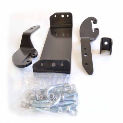 Products - Snow Plows & Parts - Warn - Warn Center Kit Black Includes Mounting Bracket and Hardware 64669