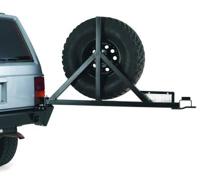 Warn - Warn Mounts to 65508 and 65509 Rear Bumpers Up to 37 Inch Tire Black Steel Direct-Fit 64337 - Image 4