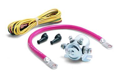 Winches - Winch Power Interrupt Kits - Warn - Warn With Solenoid; Battery Lead; Dash Mounted Switch; Wiring and Hardware 62132