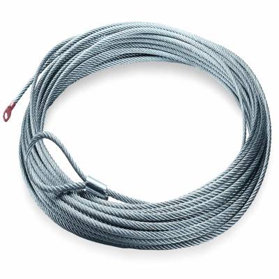 Warn 9000 LB Cap 5/16 Inch Dia x 125 Ft Galvanized Wire Rope 25987