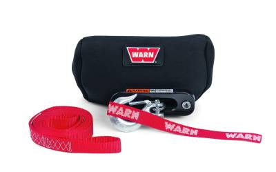 Winches - Winch Covers - Warn - Warn 9.5xp XD9000 M8000 M6000 Winches mounted on Classic Bumper Nylon-Backed Vinyl 13918