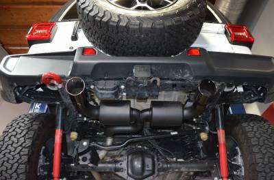 Injen - Injen Black Dual Axle Back Exhaust System SES5005BLK - Image 4