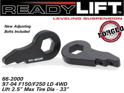 ReadyLift - ReadyLift 1997-00 FORD F150 2'' Leveling Kit (Forged Torsion Key) 66-2000