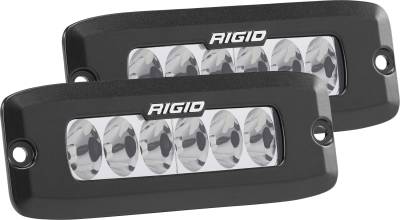 RIGID Industries RIGID SR-Q Series PRO,Driving Optic, Flush Mount, Black Housing, Pair 935313