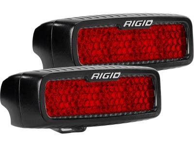 RIGID Industries RIGID SR-Q Rear Facing Light, High/Low, Red, Diffused, Surface Mount, Pair 90163