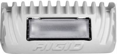 RIGID Industries RIGID 1x2 65 Degree DC LED Scene Light, White Housing, Single 86620