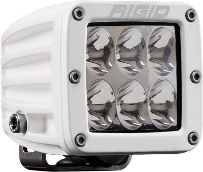 RIGID Industries RIGID D-Series PRO Light, Driving Optic, Surface Mount, White Housing, Single 701313