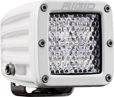 RIGID Industries RIGID D-Series PRO Light, Flood Diffused, Surface Mount, White Housing, Single 601513