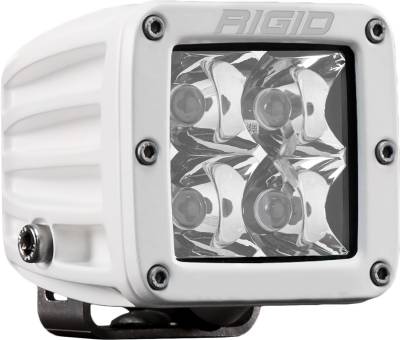 RIGID Industries RIGID D-Series PRO LED Light, Spot Optic, Surface Mount, White Housing, Single 601213