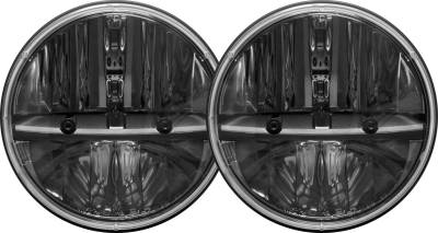 RIGID Industries RIGID 7 Inch Round Headlight, Non JK Version, Pair 55009