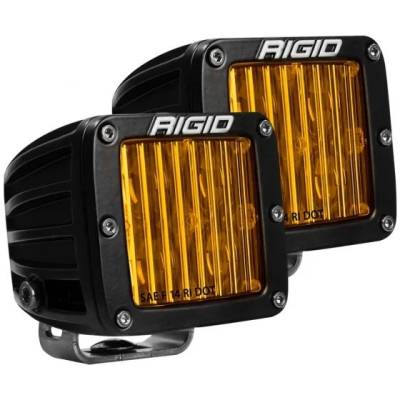 RIGID Industries RIGID D-Series DOT/SAE J583 Selective Yellow LED Fog Light, Pair 504814