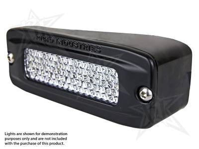 RIGID Industries - RIGID Industries RIGID SR-Q Series 15 Degree Left Or Right Angled Flush Mount Gasket, Black 49013 - Image 2