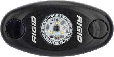 RIGID Industries RIGID A-Series LED Light, High Power, Amber, Black Housing, Single 480333