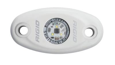 RIGID Industries RIGID A-Series LED Light, Low Power, Cool White, White Housing, Single 480153