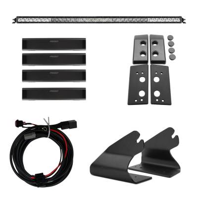 RIGID Industries - RIGID Industries 2021 Bronco Roof Line Light Kit with a SR Spot/Flood Combo Bar Included 46724