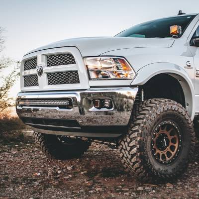 RIGID Industries - RIGID Industries RIGID 2010-2018 RAM 2500/3500 Bumper Mount Fits 20 Inch or 40 inch LED light bar 41670 - Image 4