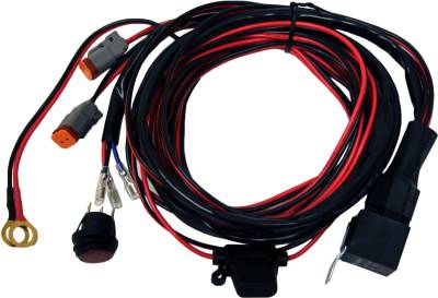 RIGID Industries RIGID Wire Harness, Fits D-Series Pair And SR-Q Series Pair With 6 LEDs 40196