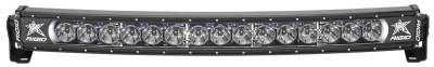 RIGID Industries RIGID Radiance Plus Curved Bar, Broad-Spot Optic, 30 Inch With White Backlight 33000